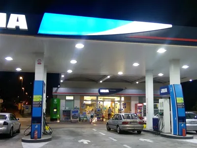Petrol station