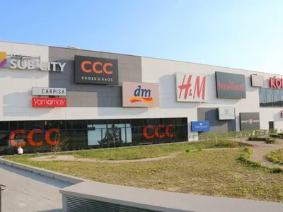 Entrance of Sub City shopping centre in Srebreno, Župa dubrovačka